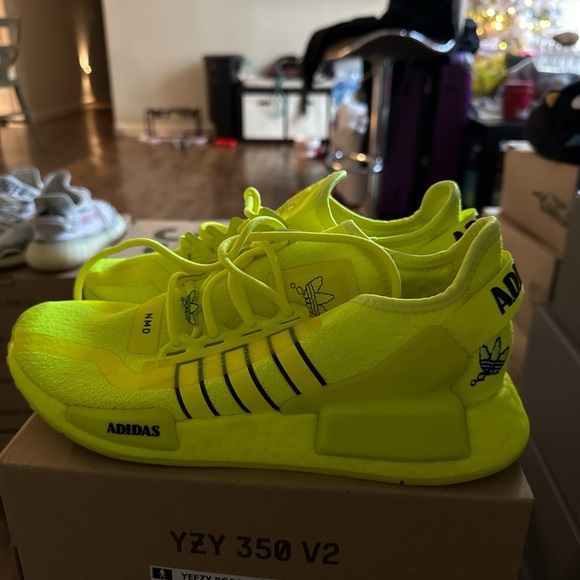 adidas gazelle silver green womens Shop Yellow Boys NMD R1 V2 Lace Up Sneakers (Big Kid) – Shoebacca main image 0